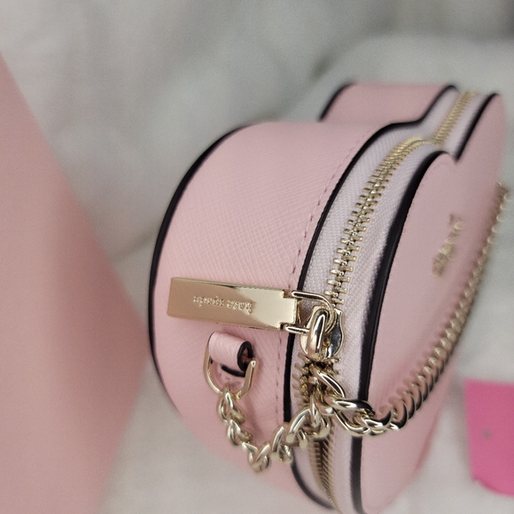 Mini Kate Spade heart ♥️ Love Shack Pink Crossbody - Picture 5 of 16
